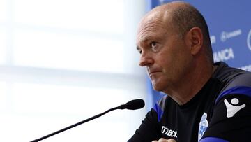 Pepe Mel en rueda de prensa.