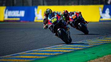 Joan Mir y Luca Marini, en el GP de Francia.