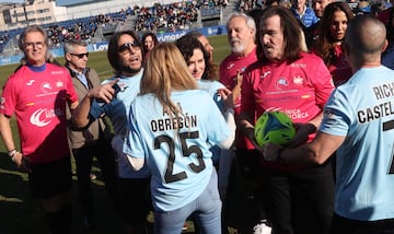 Isabel Díaz Ayuso, Ana Obregón, Richy Castellanos, Luis Cobos, Juan José Ballesta, Joaquin Cortés, Encarna Salazar, Poty Castillo, entre otros en el Partido Benéfico "Artistas vs Famosos".