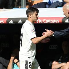 Zidane, a Brahim: "Tranquilo, chaval, yo cuento contigo..."
