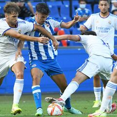 El Castilla resiste en Riazor