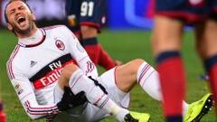 El Milán, sin el lesionado Pazzini, da el papel de favorito al Barça