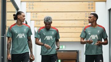 Luis Díaz comienza su pretemporada con Liverpool