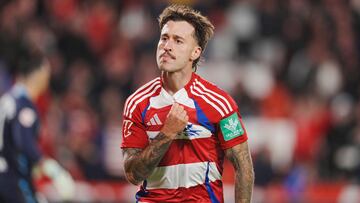 27/10/24 PARTIDO SEGUNDA DIVISION
GRANADA - LEVANTE
Ricard (Granada CF) celebra el 1-2 ALEGRIA GOL