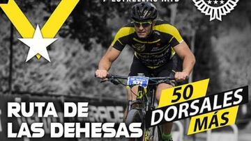 Cartel promocional de la Ruta de las Dehesas, prevista para este domingo 13 de diciembre y que finalmente se tuvo que suspender tras la opisición del Ayuntamiento de Navas del Rey.