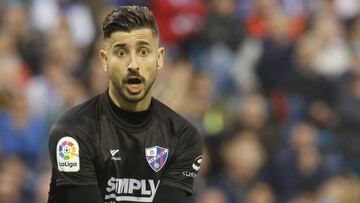 Álvaro Vadillo con el Huesca.