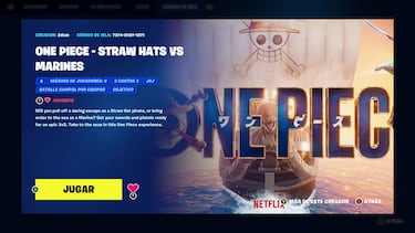 Cómo jugar al mapa de ‘ONE PIECE’ de Netflix en Fortnite: este es el código de la isla creativa