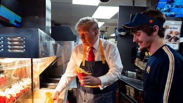 Donald Trump mocks Kamala Harris working at McDonald’s