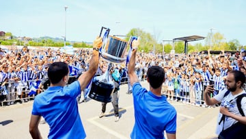 19/04/26
COPA DEL REY 2026
REAL SOCIEDAD
LLEGADA AEROPUERTO
CELEBRACION Aritz Elustondo y Mikel Oyarzabal