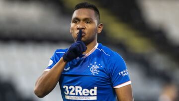 Alfredo Morelos cierra el a&ntilde;o con gol en Rangers.