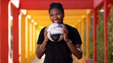 23/05/24 ENTREVISTA RAISSA MBAPPE JUGADORA GETAFE FEMENINO 
