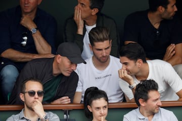 Zinedine Zidane acudió junto a su familia.