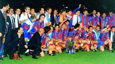 El equipo que ganó la primera Copa de Europa.