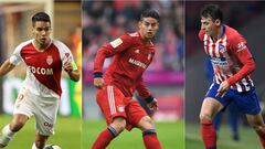 Falcao Garc&iacute;a con M&oacute;naco, James Rodr&iacute;guez con Bayern M&uacute;nich y Santiago Arias con Atl&eacute;tico de Madrid