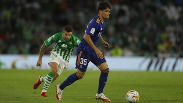 Miguel Guti&eacute;rrez, en una acci&oacute;n del partido contra el Betis.