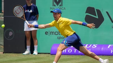 Roberto Bautista, contra Tomás Martín Etcheverry en el Mallorca Championships.