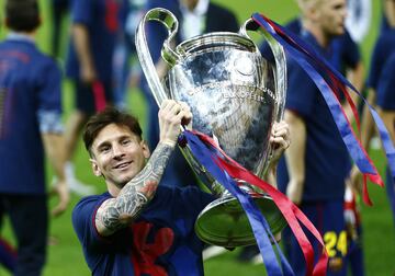El astro argentino tiene en sus espaldas 105 goles anotados en la m¨¢xima competici¨®n europea.