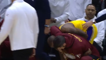 LeBron le hundió con este matazo en la cara y reacciona así: atentos porque no es normal