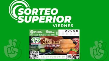 Resultados Sorteo Superior 2794: lista de ganadores y números premiados | 02 de febrero 2024