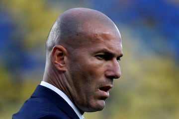 Real Madrid's coach Zinedine Zidane