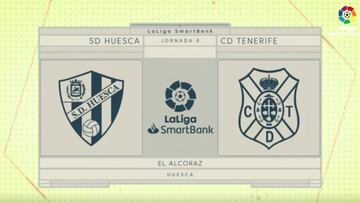 Resumen y goles del Huesca vs Tenerife de LaLiga SmartBank