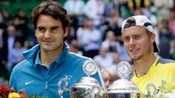 Federer y Hewitt.