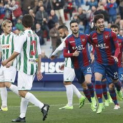 El Levante mete la directa y deja al Córdoba en apuros