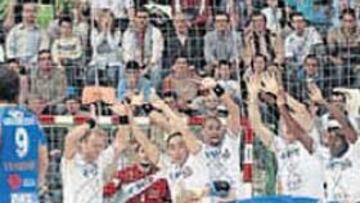 <b>A PUNTO. </b>El Ciudad Real podría levantar hoy el título de Liga.