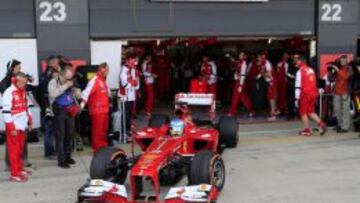 Alonso salv&oacute; la papeleta en Silverstone, pero el Ferrari debe mejorar.
