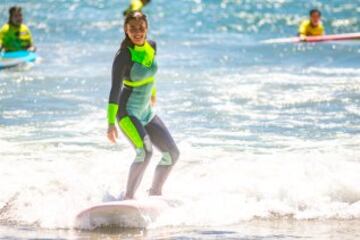 La clínica de surf de Isidora Ureta, en imágenes