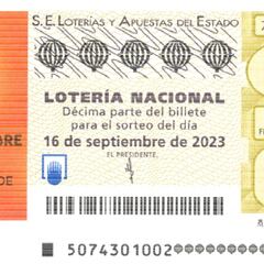 Lotería Nacional: comprobar los resultados del sorteo de hoy, sábado 16 de septiembre