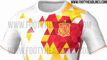 Así podría ser la 2ª camiseta de España en la Eurocopa 2016