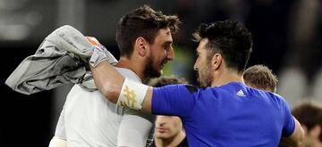 Donnarumma y Buffon.