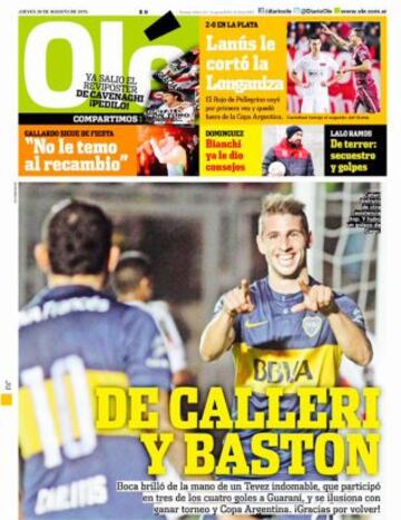 Portadas de la prensa deportiva