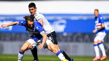 Partido de Serie A entre Sampdoria y Atalanta