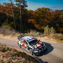 Sebastien Ogier aguanta los envites de Elfyn Evans