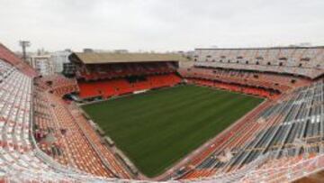 Panorámica de Mestalla.