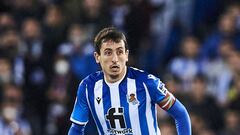 Oyarzabal durante un partido con la Real Sociedad.