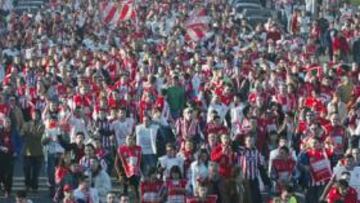 <b>AFICIÓN EJEMPLAR. </b>La 'Mareona' no acudirá en masa a Madrid.