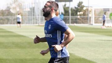 Carvajal ya corre y apura plazos