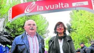 <b>EN TALAVERA. </b>Mutiloa y Urgell, los representantes vascos, ayer.