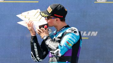 David Alonso tras su primer triunfo en Moto2: “Hoy he creído en mí”