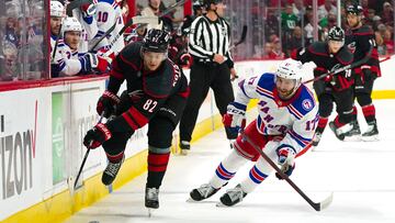 Game 1 of the Rangers vs. Hurricanes series will air on ESPN Wednesday. How and where to watch the NHL game.