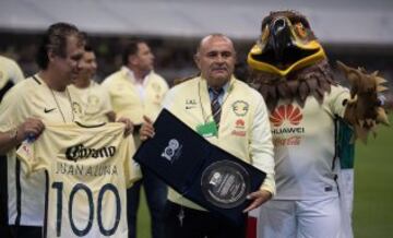 Así fue el homenaje a los volantes del Club América