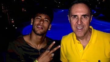 Neymar y Wagner Ribeiro