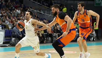 Resumen y resultado del Real Madrid-Valencia: Euroliga (111-99): Al ritmo que quiera Campazzo
