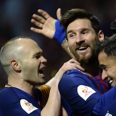 Messi igualó el récord de 68 años de Telmo Zarra