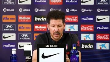 Simeone: "Aún no se ha alcanzado el objetivo, hay mucho en juego"