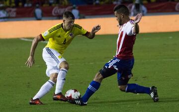 En imágenes la derrota de Colombia ante Paraguay