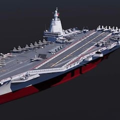 Imágenes satelitales revelan el nuevo monstruo nuclear de China: así se compara con el portaviones USS Gerald R. Ford